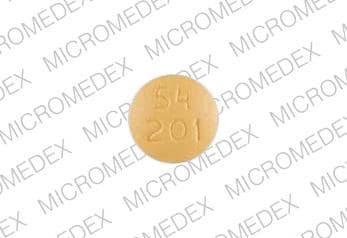 Imprint 54 201 - mirtazapine 15 mg