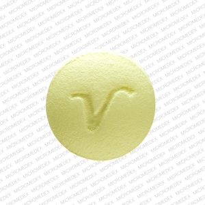 Pill Finder: V 2102 Yellow Round - Medicine.com