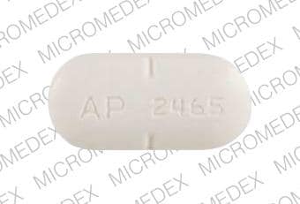Imprint AP 2465 - nadolol 160 mg