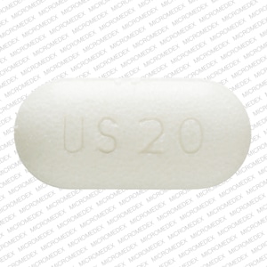 Imprint US 20 - potassium chloride 20 mEq (1500 mg)