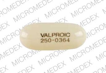 Imprint VALPROIC 250-0364 - valproic acid 250 mg
