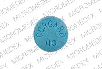 Image 1 - Imprint CORGARD 40 BL 207 - Corgard 40 mg