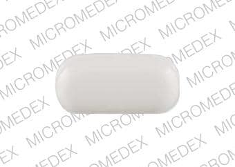 Pill Finder M White Elliptical Oval Medicine