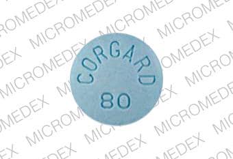 Image 1 - Imprint CORGARD 80 BL 241 - Corgard 80 mg