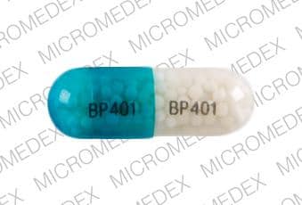 Image 1 - Imprint BP 401 - chlorpheniramine/pseudoephedrine 8 MG-120 MG