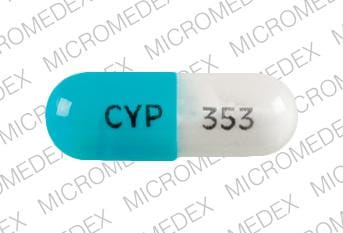 Image 1 - Imprint CYP 353 - Nomuc-PE 200 mg / 60 mg