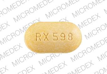 Image 1 - Imprint RX 598 - pravastatin 80 mg