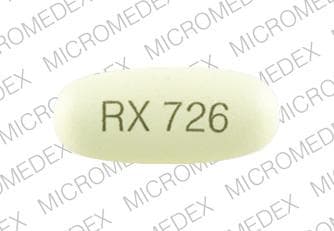 Image 1 - Imprint RX 726 - clarithromycin 500 mg