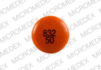 Image 1 - Imprint 832 50 - chlorpromazine 50 mg