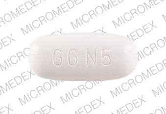 Image 1 - Imprint GG N5 - amoxicillin/clavulanate 250 mg / 125 mg