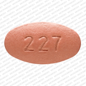 Image 1 - Imprint 227 - Isentress 400 mg