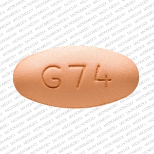 Image 1 - Imprint G74 - verapamil 240 mg