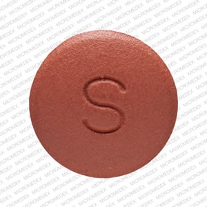 Pill Finder S 712 Brown Round Medicine