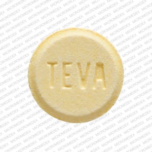 Pill Finder: TEVA 93 293 Yellow Round - Medicine.com