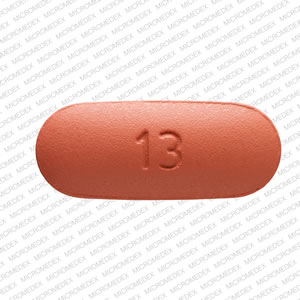 Image 1 - Imprint T 13 - levofloxacin 250 mg