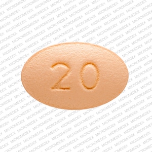 Pill Finder: 20 Orange Elliptical / Oval - Medicine.com