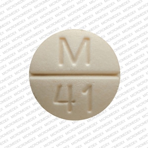 Imprint M 41 - hydrochlorothiazide/spironolactone 25 mg / 25 mg