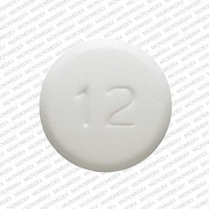 Pill Finder A 12 White Round Medicine Com   T110151b 