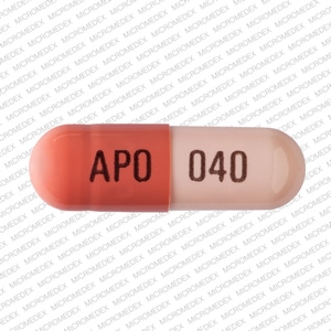 Image 1 - Imprint APO 040 - omeprazole 40 mg