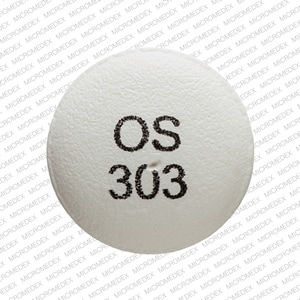 Pill Finder: OS 303 White Round - Medicine.com