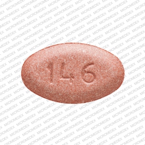 Pill Finder: R 146 Peach Elliptical / Oval - Medicine.com