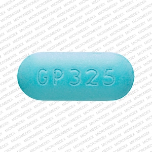 Image 1 - Imprint GP 325 - acetaminophen/diphenhydramine 500 mg / 25 mg