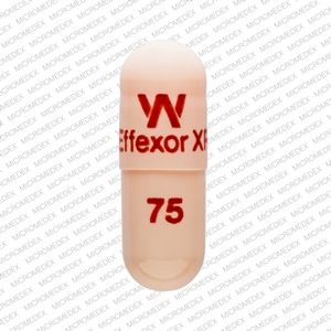 Image 1 - Imprint W Effexor XR 75 - venlafaxine 75 mg