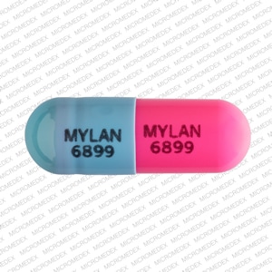 Image 1 - Imprint MYLAN 6899 MYLAN 6899 - amlodipine/benazepril 5 mg / 40 mg