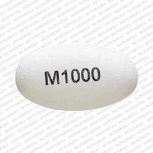 Image 1 - Imprint M1000 - metformin 1000 mg