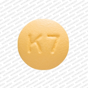 Pill Finder K Yellow Round Medicine Com