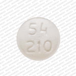 Pill Finder: 54 210 White Round - Medicine.com