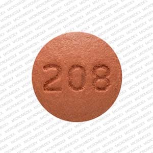 Pill Finder: G 208 Brown Round - Medicine.com