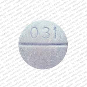 Pill Finder: 031 R Blue Round - Medicine.com