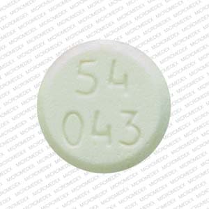 Pill Finder: 54 043 Yellow Round - Medicine.com