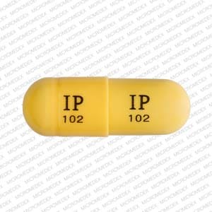 Pill Finder: IP 102 IP 102 Beige Capsule-shape - Medicine.com