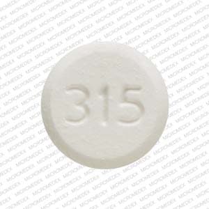 Image 1 - Imprint P 315 - risperidone 1 mg