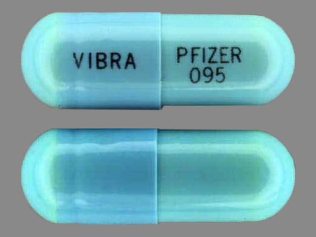 Image 1 - Imprint VIBRA PFIZER 095 - Vibramycin 100 mg
