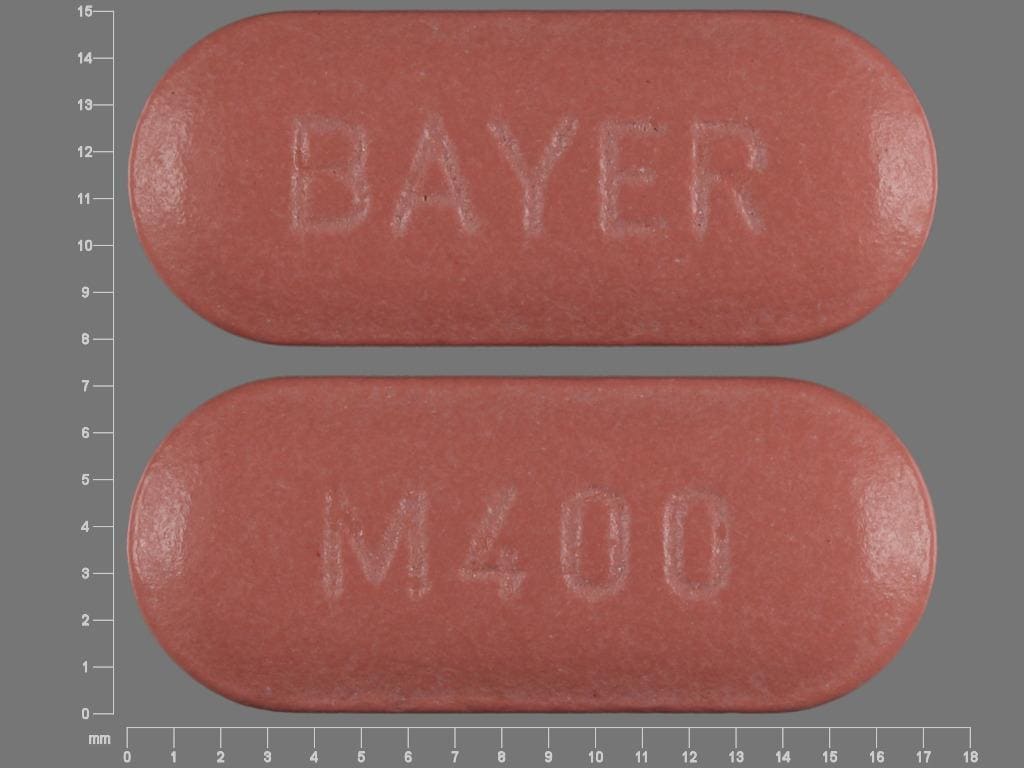 Image 1 - Imprint BAYER M400 - Avelox 400 mg