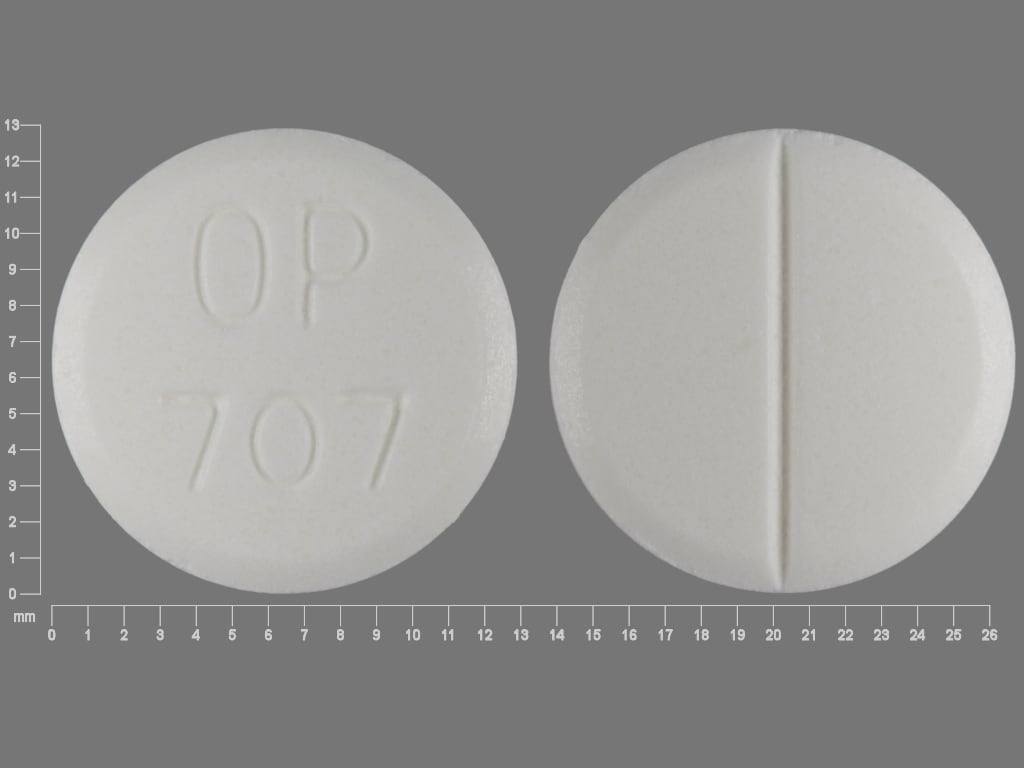 Image 1 - Imprint OP 707 - disulfiram 500 mg