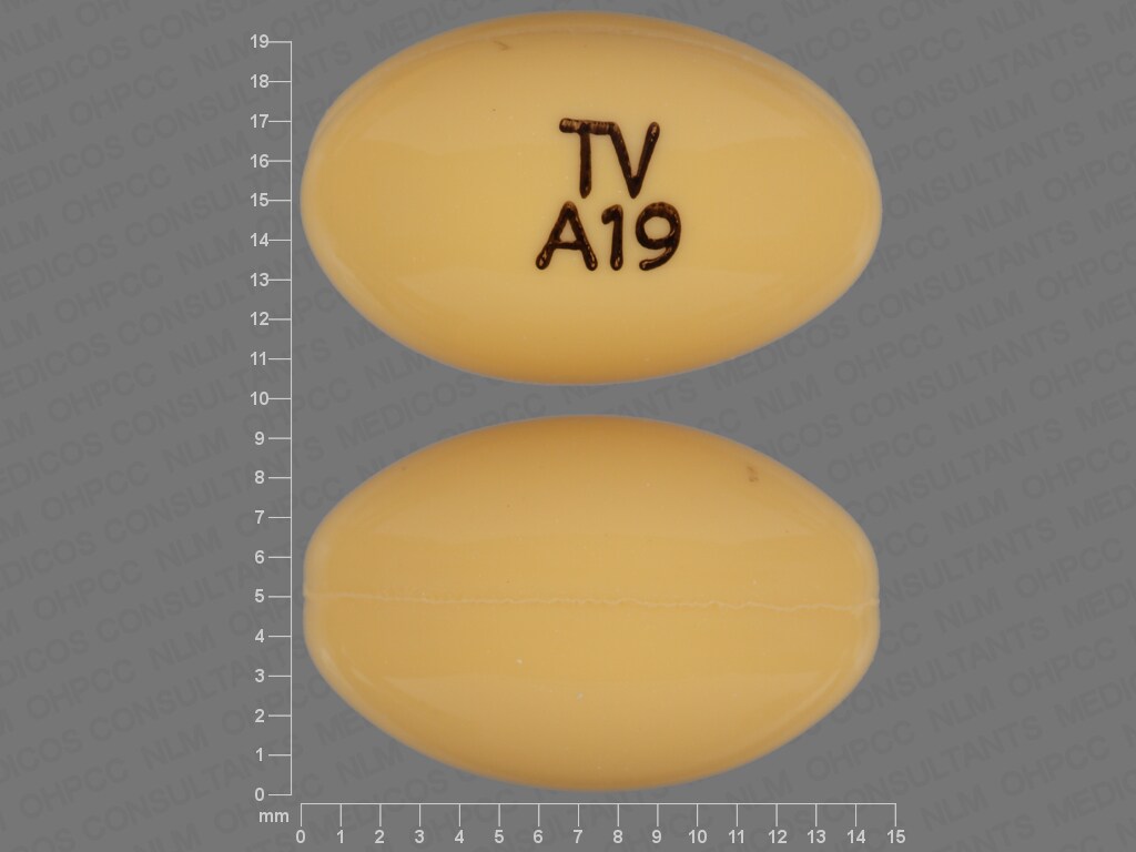 Pill Finder Tv A Yellow Elliptical Oval Medicine