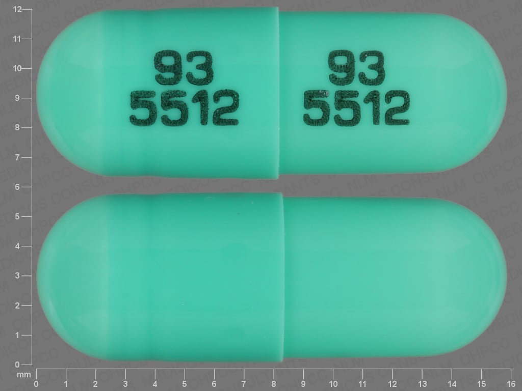 Image 1 - Imprint 93 5512 93 5512 - carbamazepine 100 mg