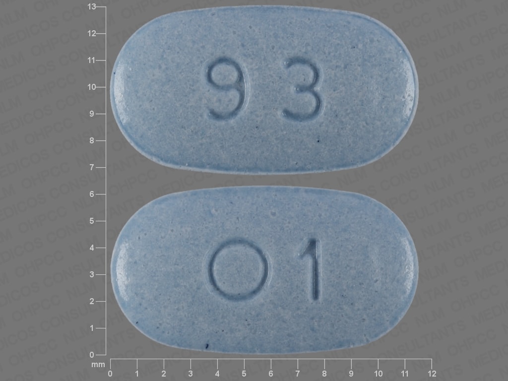 Imprint 93 O1 - oxymorphone 5 mg