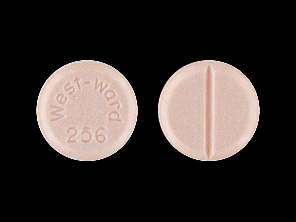 Image 1 - Imprint West-ward 256 - hydrochlorothiazide 25 mg