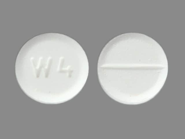 Imprint W 4 - trihexyphenidyl 2 mg