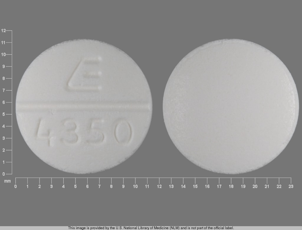 Image 1 - Imprint E 4350 - isoniazid 300 mg