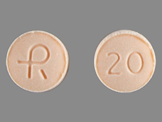 Image 1 - Imprint R 20 - hydrochlorothiazide 12.5 mg