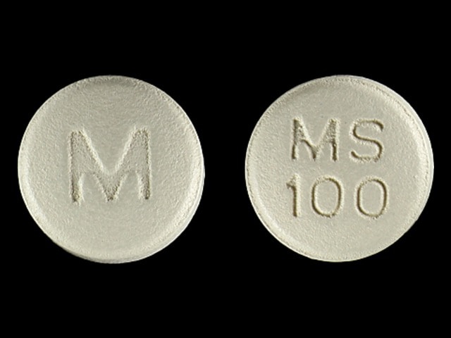 Image 1 - Imprint M MS 100 - morphine 100 mg