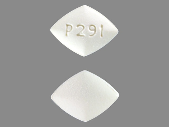 Imprint P291 - amiloride 5 mg
