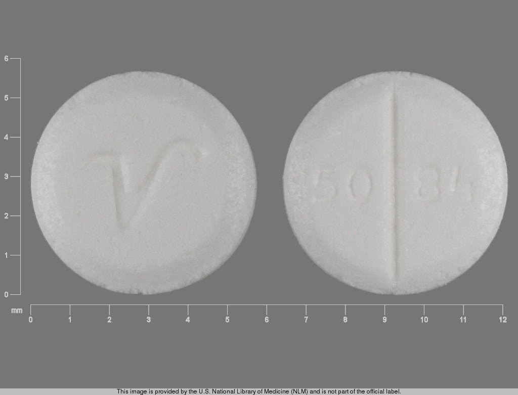 Image 1 - Imprint 50 84 V - prednisone 1 mg