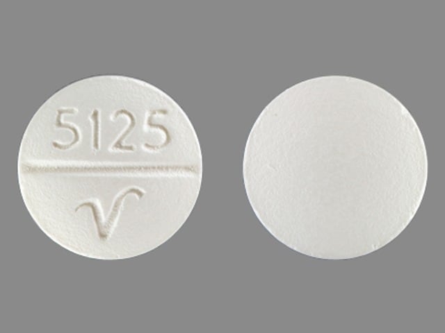 Image 1 - Imprint 5125 V - propafenone 225 mg